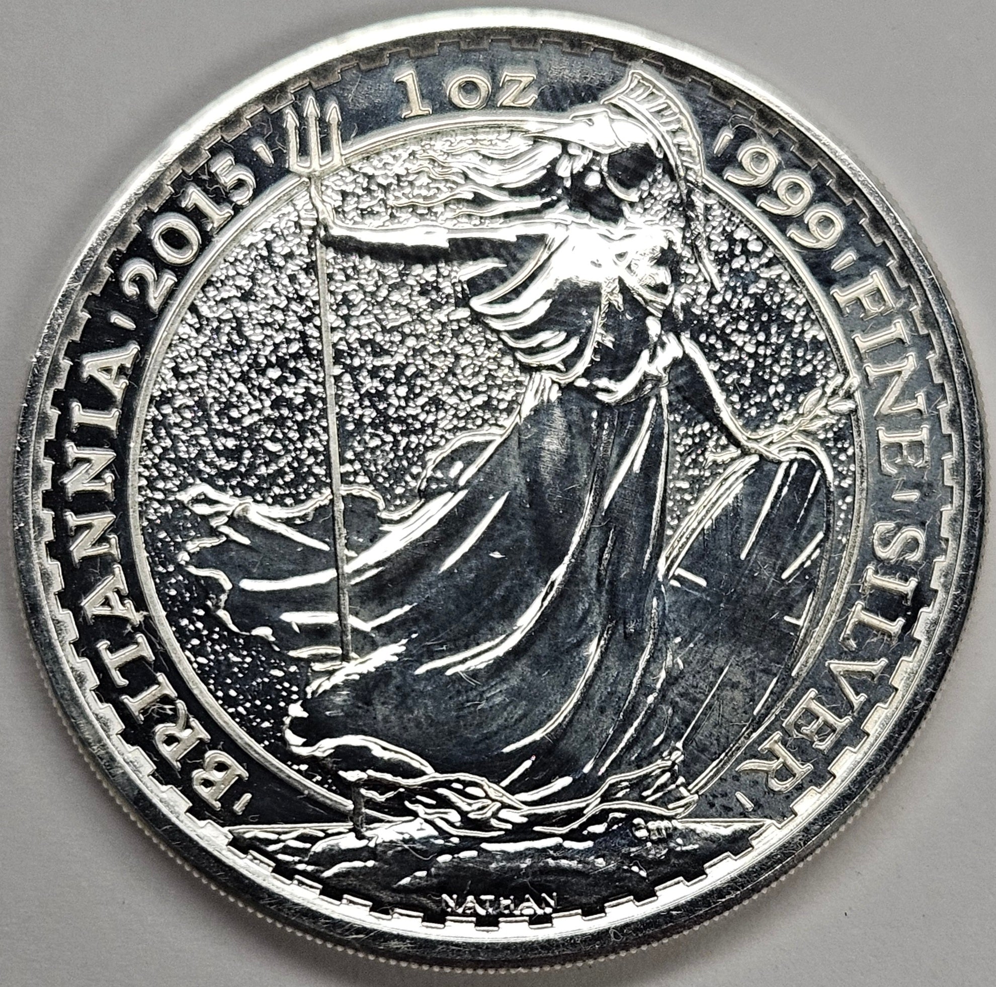 2015 Britannia . . . . Gem BU 1 oz. Silver – Mount Vernon Coin