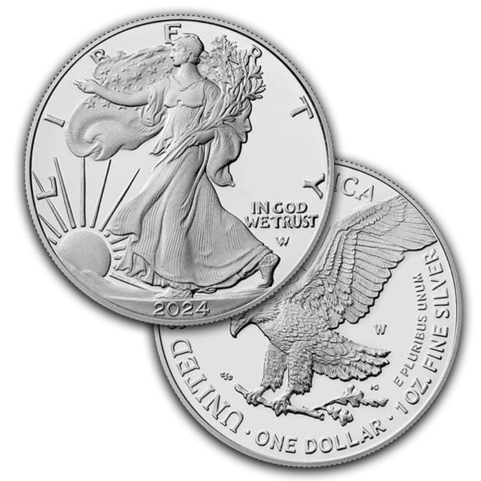 2024W American Silver Eagle Mount Vernon Coin