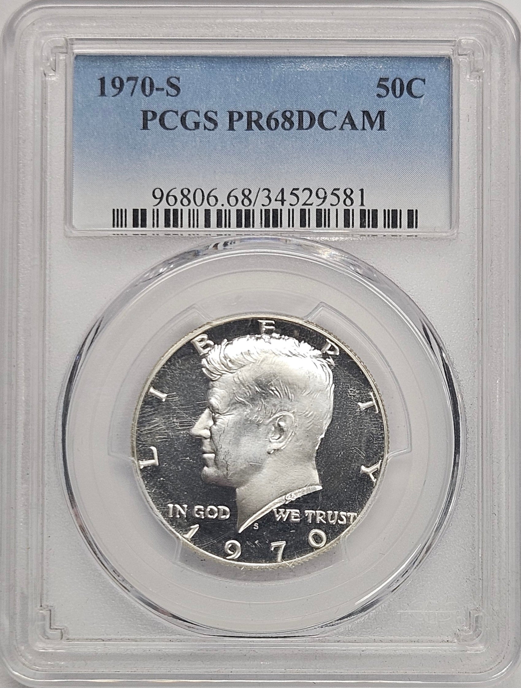 PCGS鑑定済 本物 1970-S ケネディ プルーフ銀貨 PR69 1970-S Kennedy Half PCGS PR-68 DCAM – Mount Vernon Coin