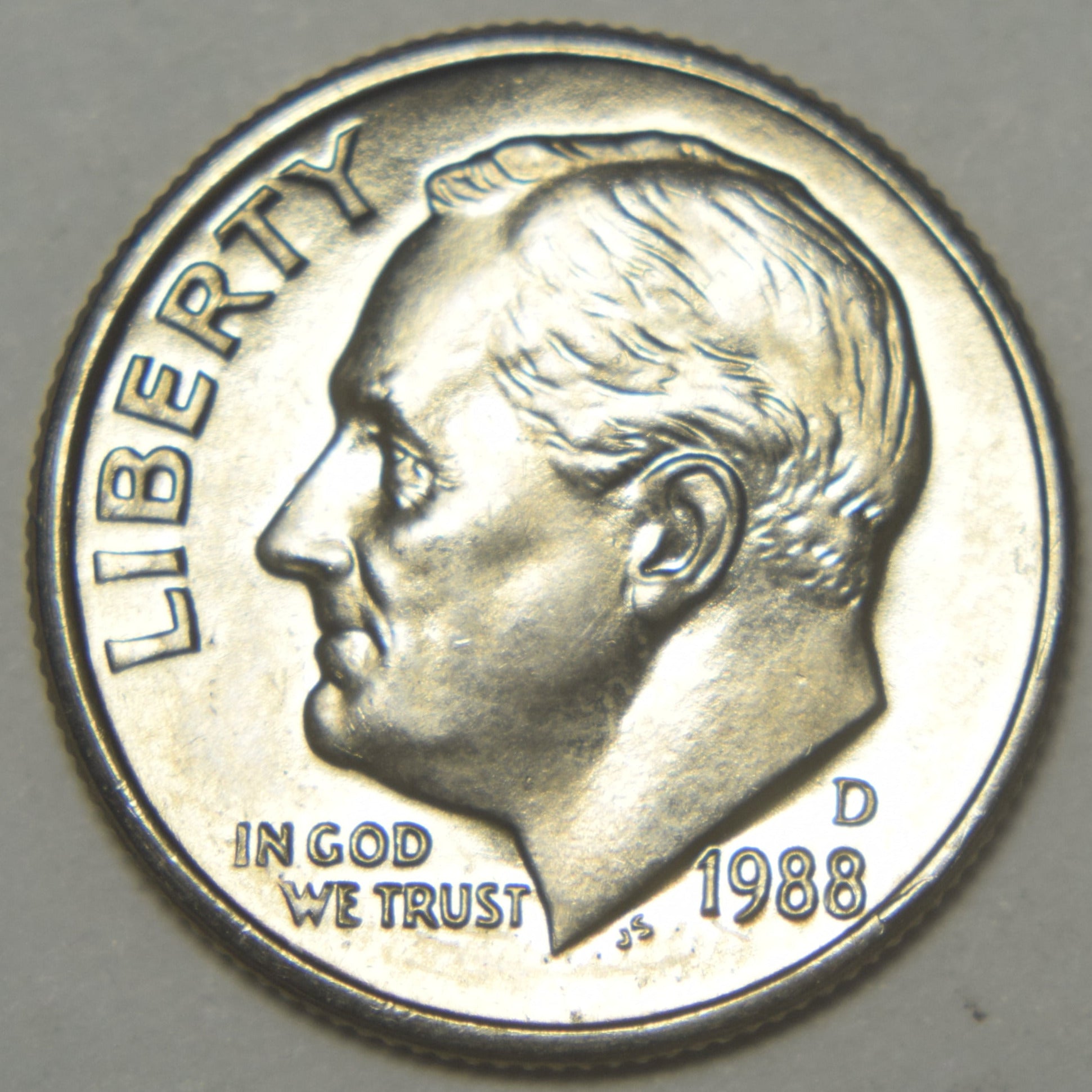 1988-D Roosevelt Dime Brilliant Uncirculated – Mount Vernon Coin
