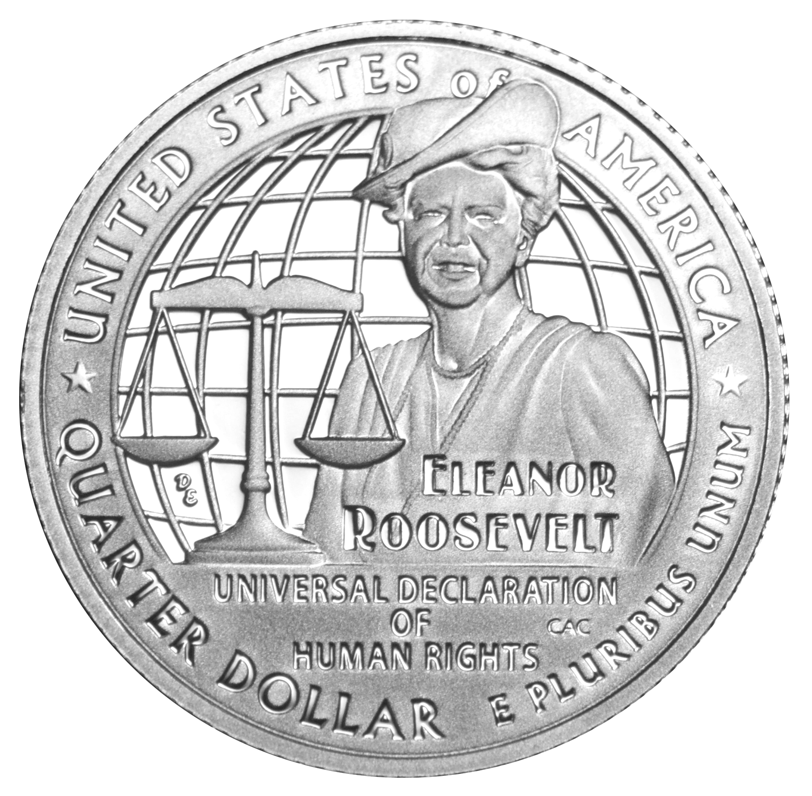 2023 S Silver Eleanor Roosevelt Quarter Superb Brilliant Proof Silver Mount Vernon Coin 