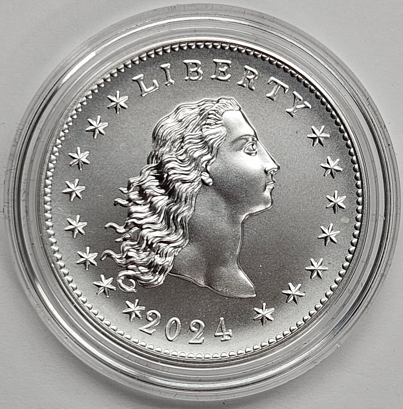 2024   Silver   Flowing Hair 230th Anniversary....Superb BU