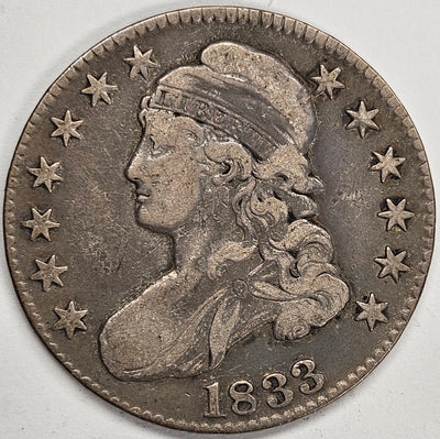 1833 Bust Half Very Good