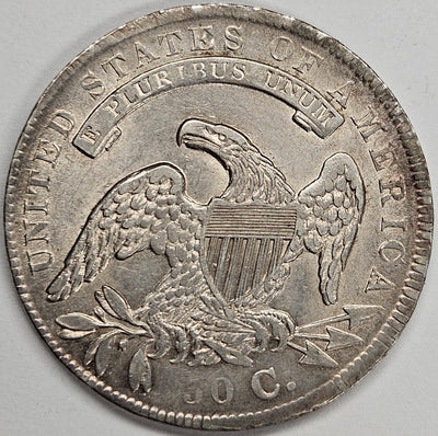 1834 Small Letters Bust Half . . . . Choice About Uncirculated