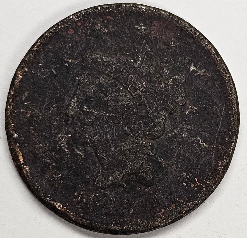 1843 Braided Hair Large Cent . . . . VG dark