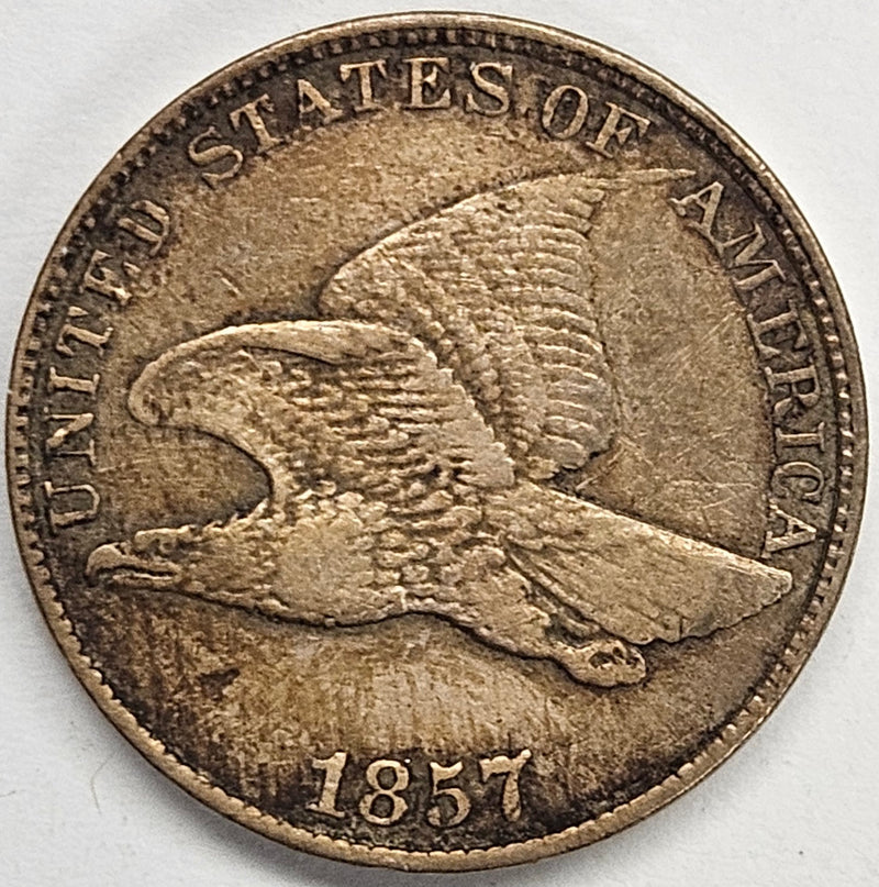 1857 Flying Eagle Cent . . . . Very Fine