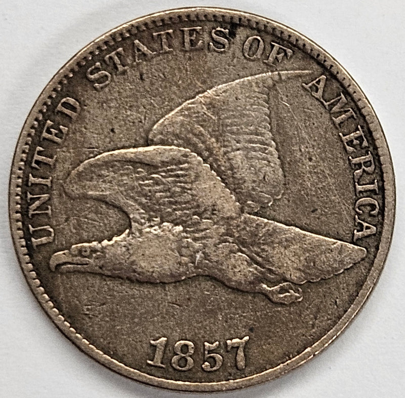 1857 Flying Eagle Cent . . . . Very Fine