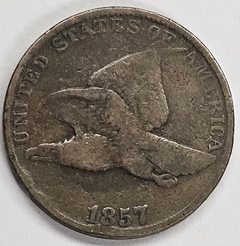 1857 Flying Eagle Cent . . . . Very Good