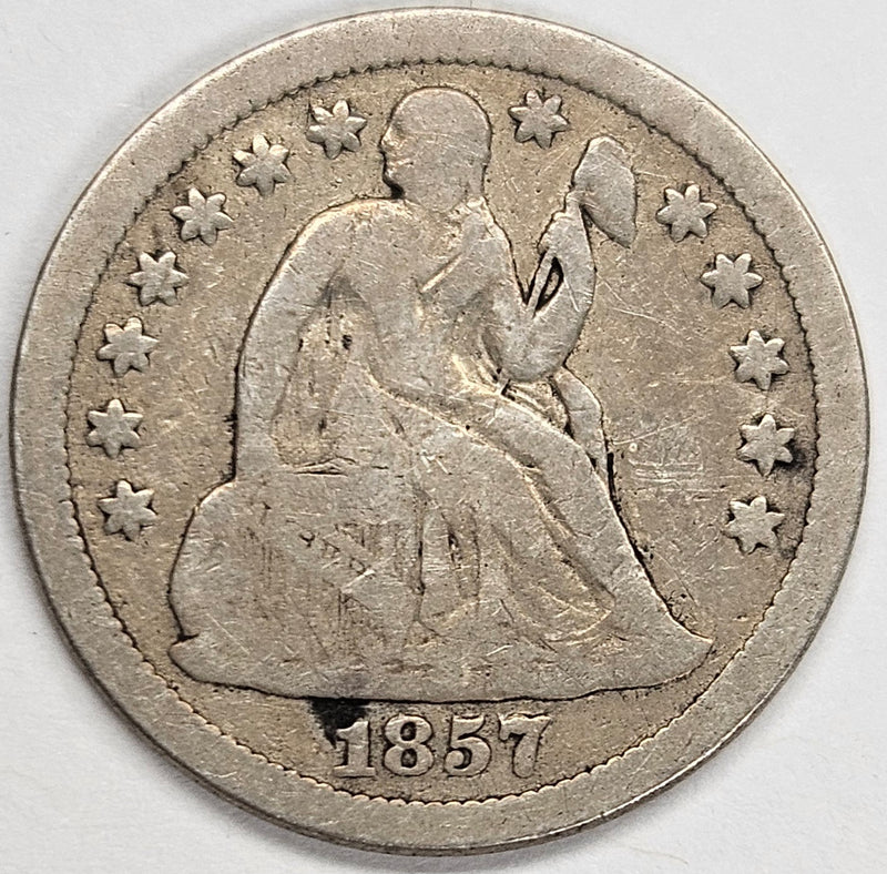 1857-O Seated Liberty Dime . . . . Very Good