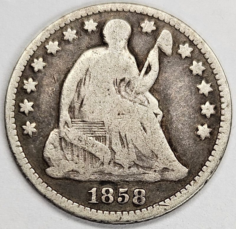 1858-O Seated Liberty Half Dime . . . . Good