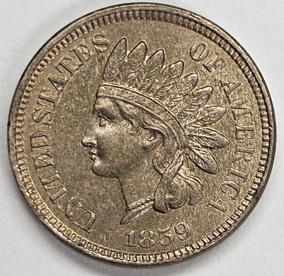 1859 Copper-Nickel Indian Cent Choice Brilliant Uncirculated