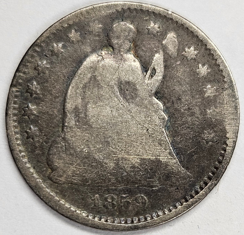 1859-O Seated Liberty Half Dime . . . . Good