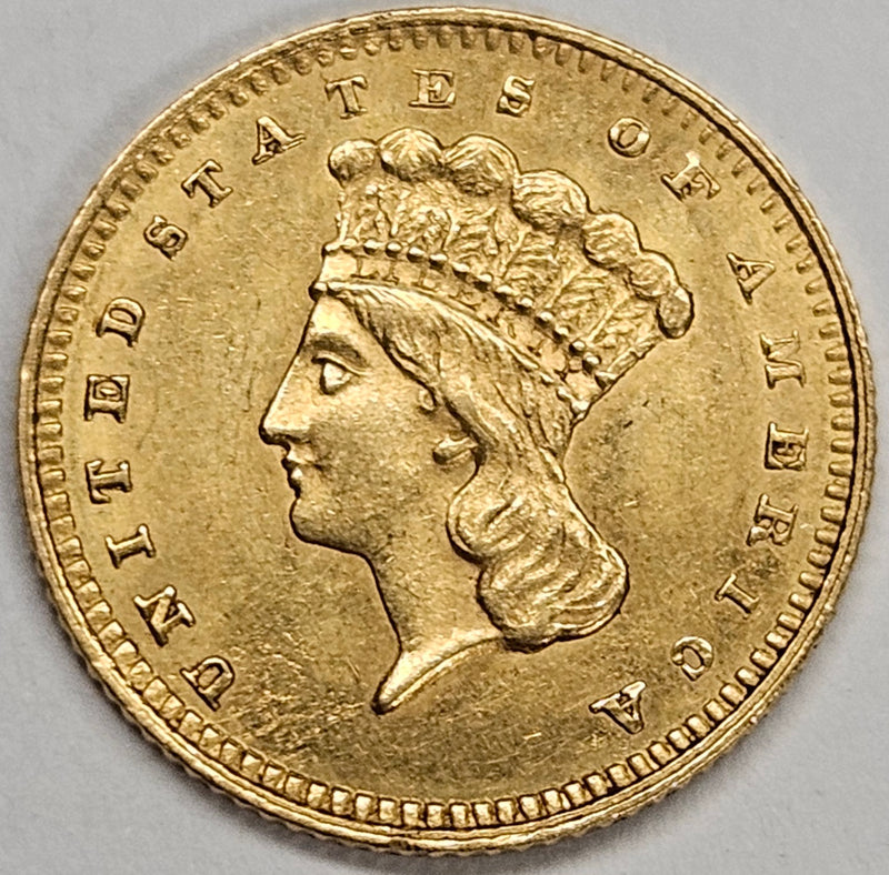 1862 $1.00 Gold . . . . Choice Brilliant Uncirculated