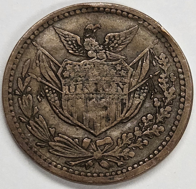 1863 Army & Navy Civil War Token . . . . XF damage