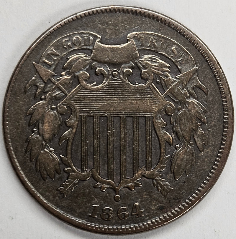 1864 Two Cent Piece . . . . Very Fine