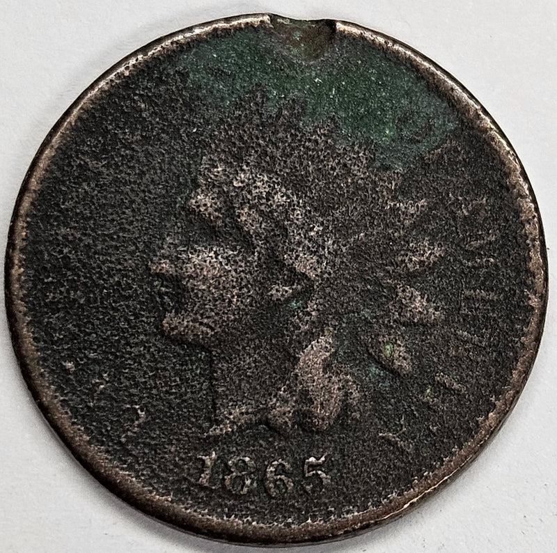 1865 Indian Cent . . . . VG corrosion