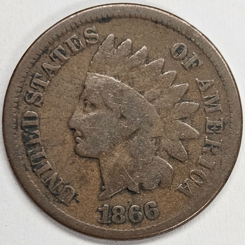 1866 Indian Cent . . . . Very Good