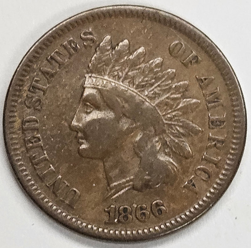 1866 Indian Cent . . . . Extremely Fine