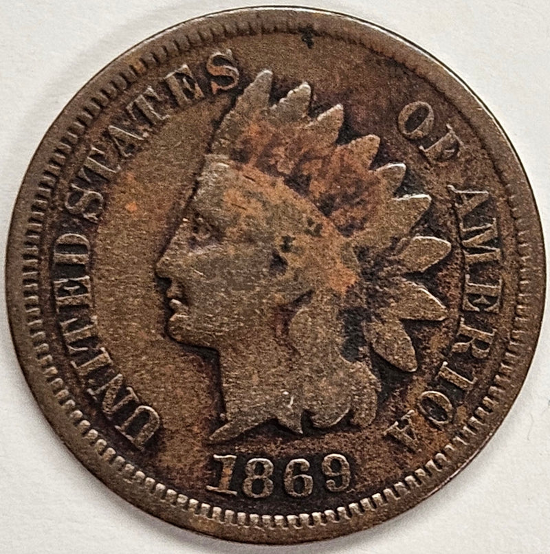 1869 Indian Cent . . . . Very Good