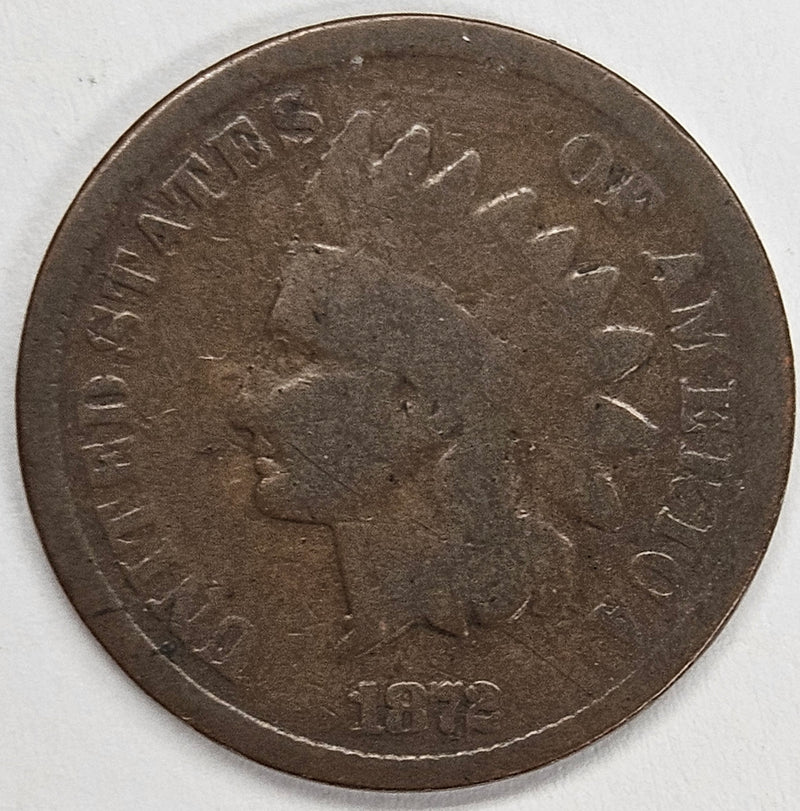 1872 Indian Cent . . . . Very Good