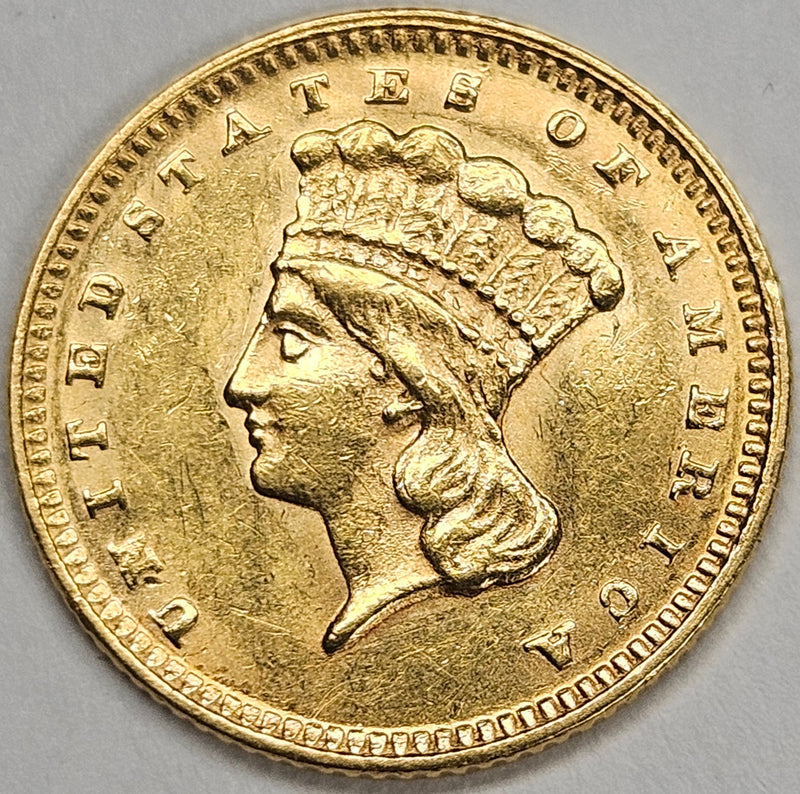 1874 $1.00 Gold . . . . Select Brilliant Uncirculated