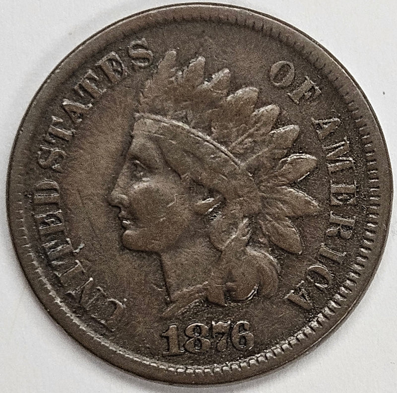 1876 Indian Cent . . . . Very Fine