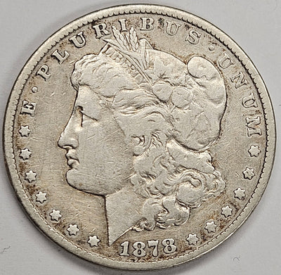 1878-CC Morgan Dollar Fine