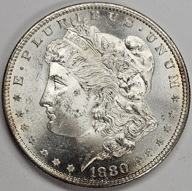 1880-S Morgan Dollar Choice/Gem BU