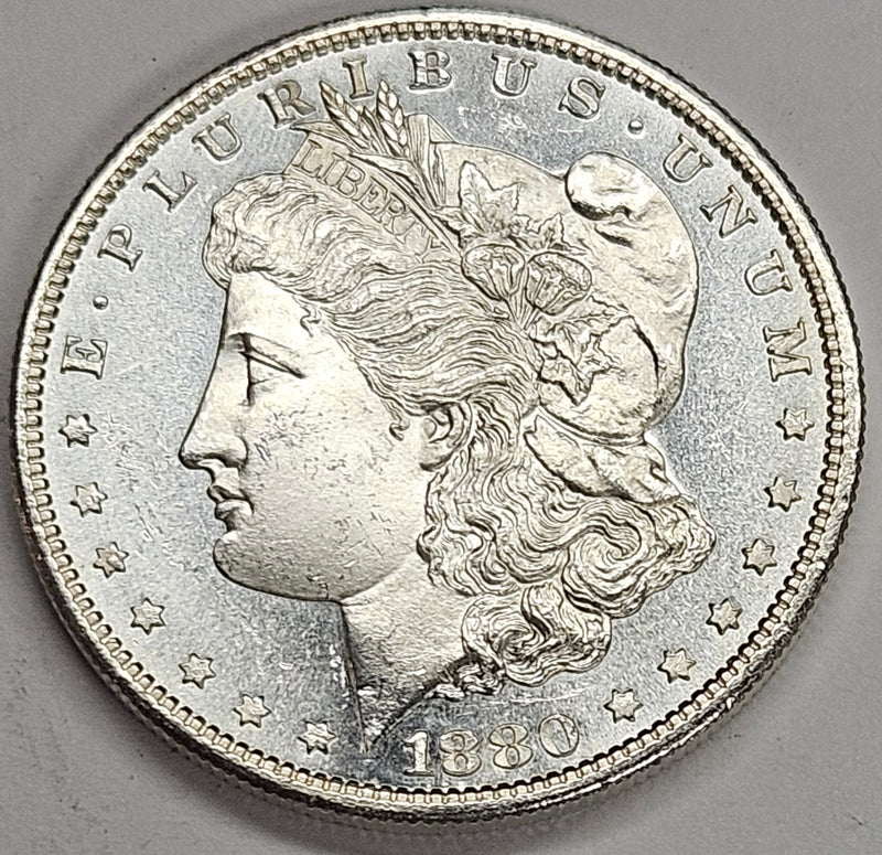 1880-S Morgan Dollar Choice BU Prooflike