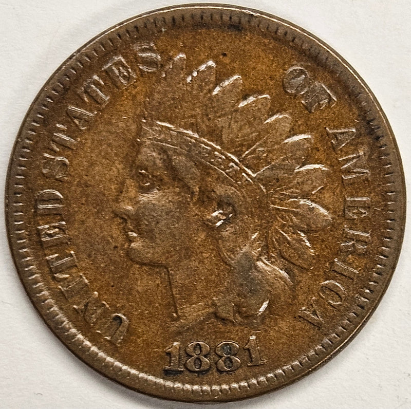 1881 Indian Cent . . . . Choice About Uncirculated