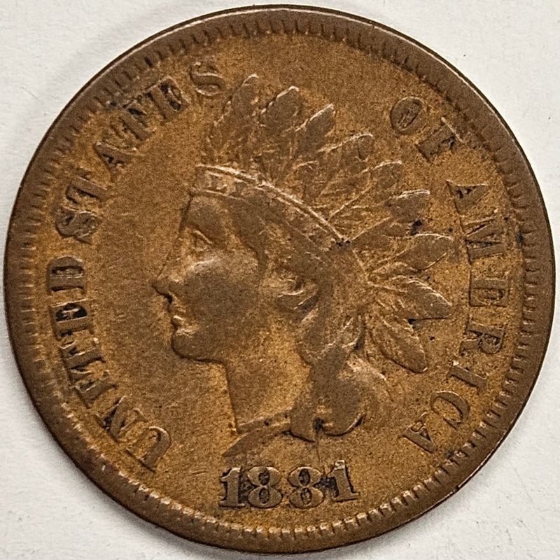 1881 Indian Cent . . . . Extremely Fine