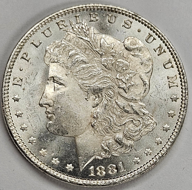 1881 Morgan Dollar Choice Brilliant Uncirculated