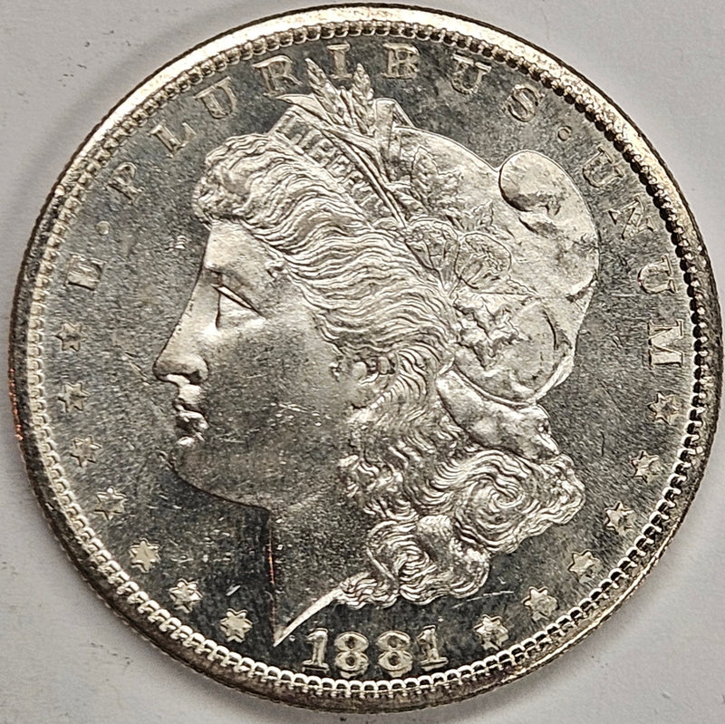 1881-S Morgan Dollar Choice/Gem BU Prooflike