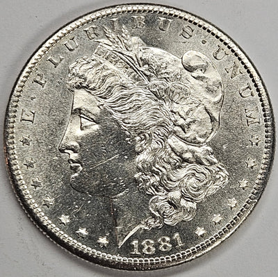 1881-S Morgan Dollar Choice BU Prooflike Reverse