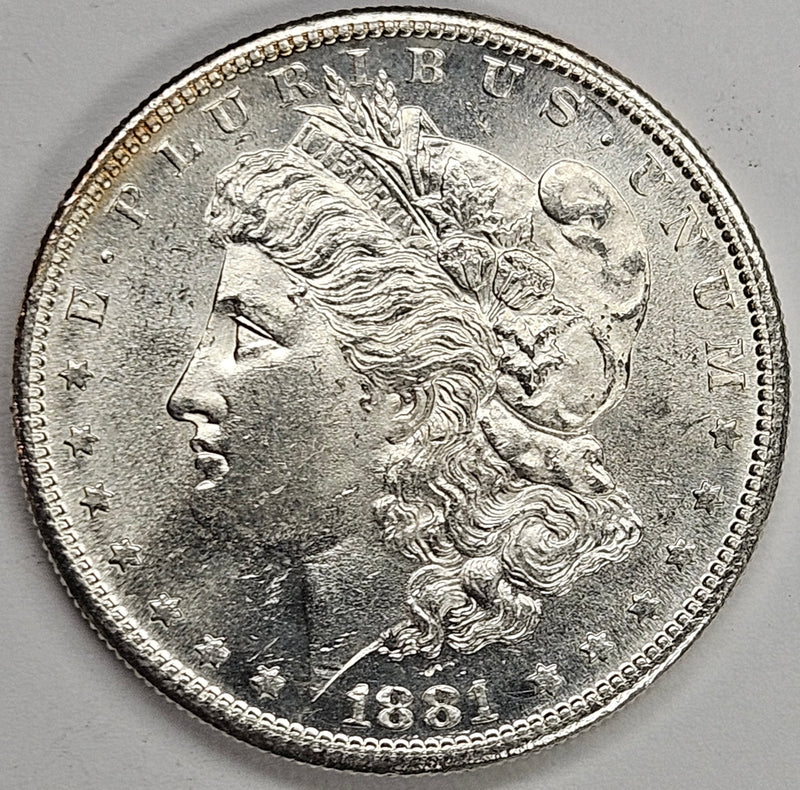 1881-S Morgan Dollar Choice Brilliant Uncirculated