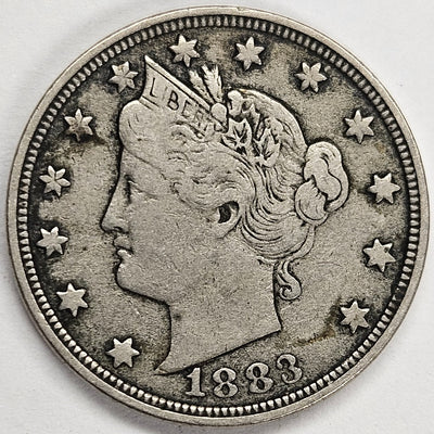 1883 No CENTS Liberty Nickel . . . . Extremely Fine