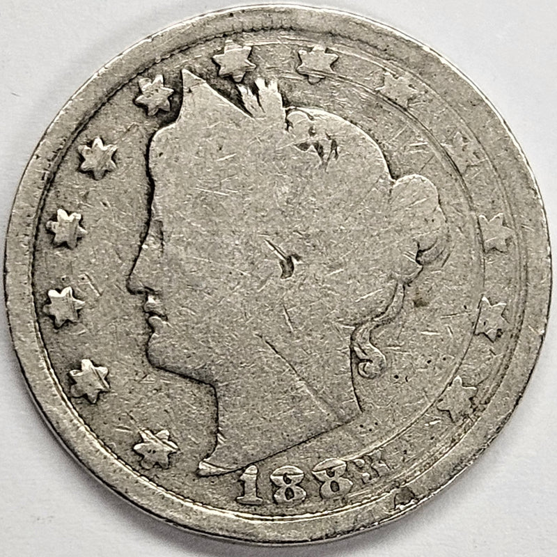 1883 No CENTS Liberty Nickel . . . . Good scratches