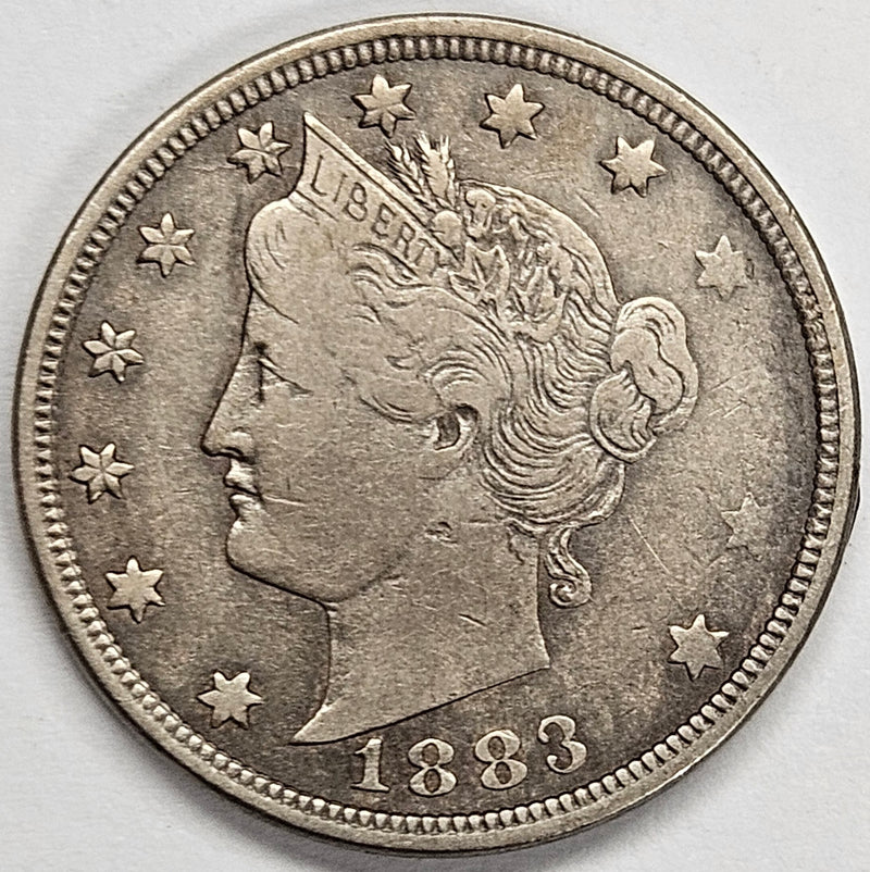 1883 No CENTS Liberty Nickel . . . . Very Fine