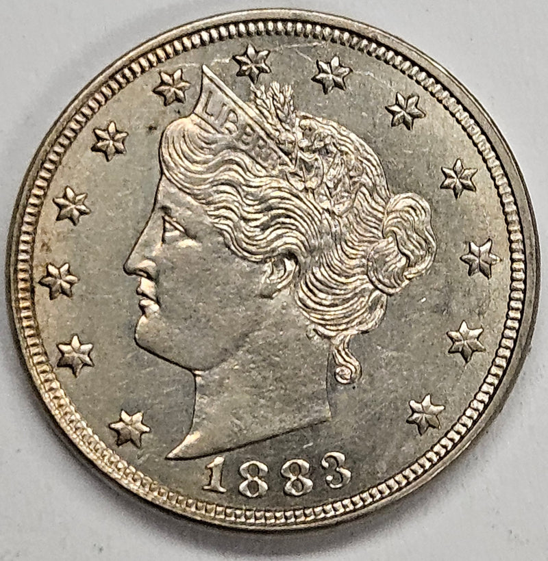 1883 No CENTS Liberty Nickel . . . . Choice Brilliant Uncirculated