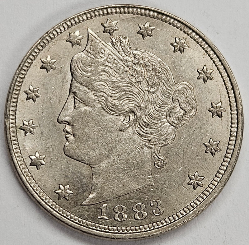 1883 No CENTS Liberty Nickel . . . . Select Brilliant Uncirculated