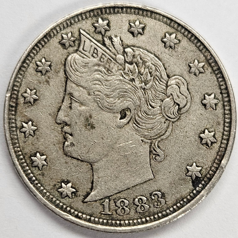 1883 No CENTS Liberty Nickel . . . . Extremely Fine