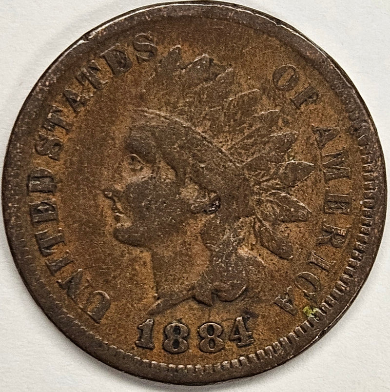 1884 Indian Cent . . . . Fine/VF