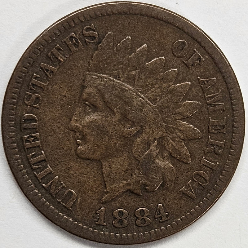 1884 Indian Cent . . . . Very Fine