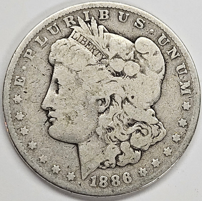 1886 Morgan Dollar . . . . Very Good