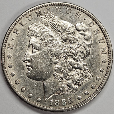 1886-S Morgan Dollar Choice About Uncirculated