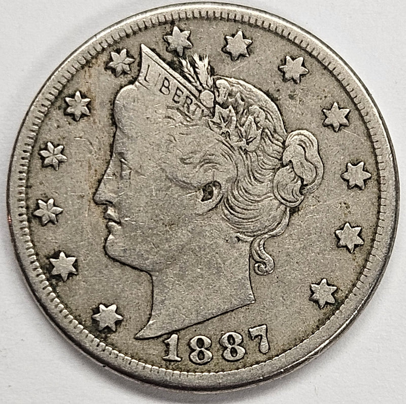 1887 Liberty Nickel . . . . Very Fine