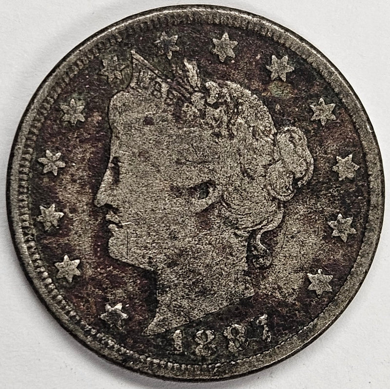 1887 Liberty Nickel . . . . VG dark