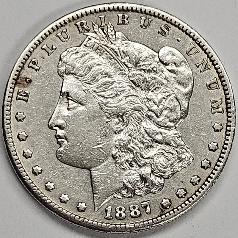 1887-S Morgan Dollar . . . . Choice About Uncirculated