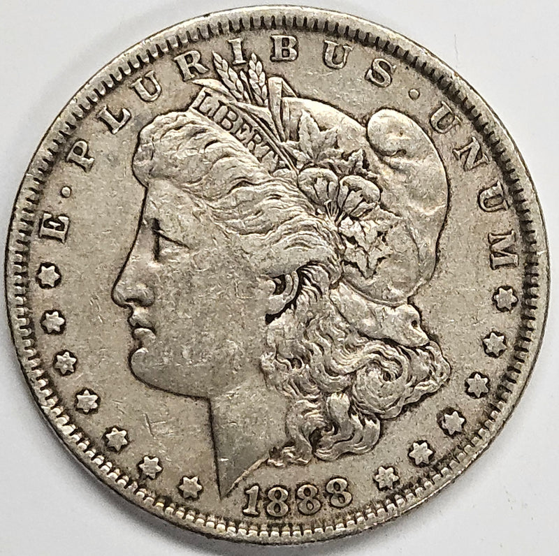 1888 Morgan Dollar . . . . XF rim hits