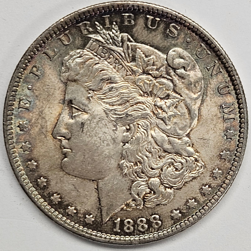 1888-O Morgan Dollar . . . . Choice Brilliant Uncirculated Toned